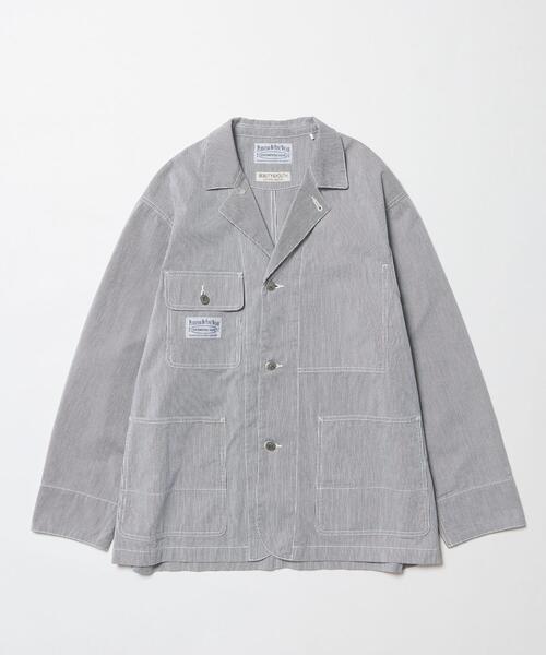 BEAUTY&YOUTH UNITED ARROWS（ビューティーアンドユースユナイテッドアローズ）の「BY SENTIMENTAL VALUE カバーオール（カバーオール・メンズ・オフホワイト/ネイビー・M/S/L/XL）」の5枚目の写真