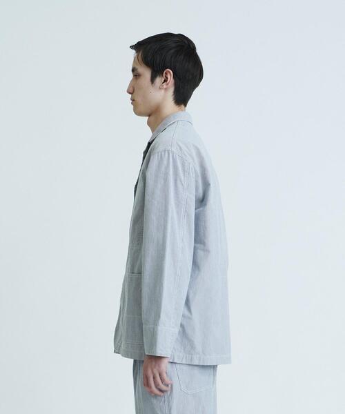 BEAUTY&YOUTH UNITED ARROWS（ビューティーアンドユースユナイテッドアローズ）の「BY SENTIMENTAL VALUE カバーオール（カバーオール・メンズ・オフホワイト/ネイビー・M/S/L/XL）」の6枚目の写真