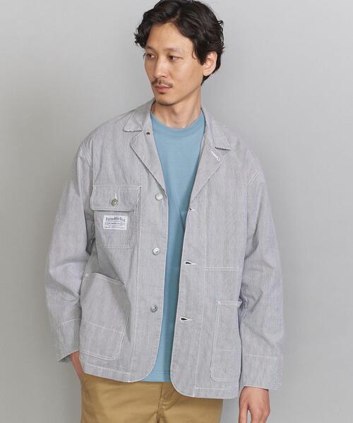 BEAUTY&YOUTH UNITED ARROWS（ビューティーアンドユースユナイテッドアローズ）の「BY SENTIMENTAL VALUE カバーオール（カバーオール・メンズ・オフホワイト/ネイビー・M/S/L/XL）」の17枚目の写真