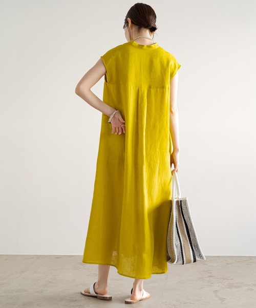 LOUNGEDRESS（ラウンジドレス）の「リネンマキシシャツワンピース 