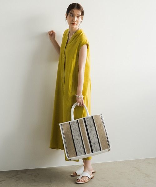 LOUNGEDRESS（ラウンジドレス）の「リネンマキシシャツワンピース 