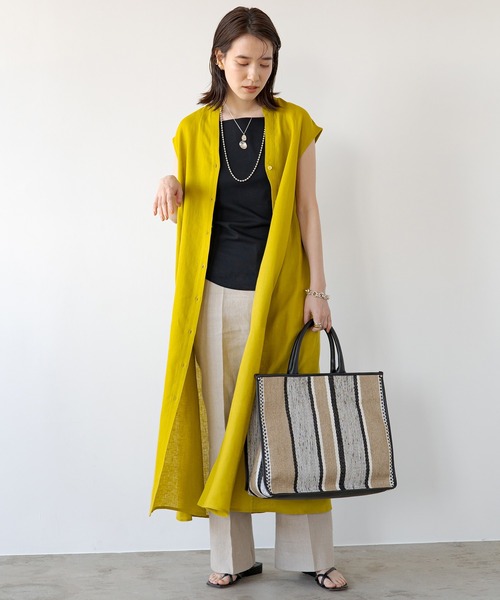 LOUNGEDRESS（ラウンジドレス）の「リネンマキシシャツワンピース 