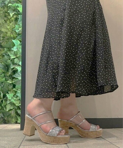 ESPERANZA（エスペランサ）の「◆グリッターコルクプラットフォーム厚底サンダル（サンダル・レディース・その他1/ブロンズ/ブラック系2/ピンク系6・LL/S/M/L）」の18枚目の写真