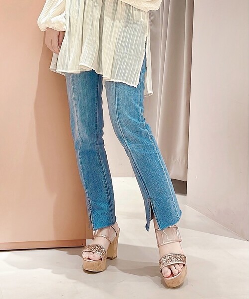 ESPERANZA（エスペランサ）の「◆グリッターコルクプラットフォーム厚底サンダル（サンダル・レディース・その他1/ブロンズ/ブラック系2/ピンク系6・LL/S/M/L）」の20枚目の写真