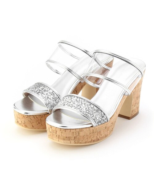 ESPERANZA（エスペランサ）の「◆グリッターコルクプラットフォーム厚底サンダル（サンダル・レディース・その他1/ブロンズ/ブラック系2/ピンク系6・LL/S/M/L）」の21枚目の写真