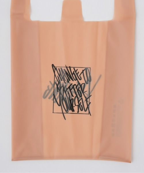 Kastane（カスタネ）の「グラフィックデイリーショッパー/耐久性/防水性/熱可塑性ポリウレタン（トートバッグ・レディース・ネイビー/オフホワイト/ピンク・FREE）」の10枚目の写真