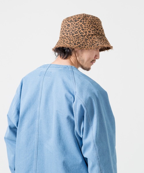 JEANS FACTORY Clothes（ジーンズファクトリークローズ）の「[Jeans Factory Clothes/ジーンズファクトリークローズ] フリンジバケットハット（ハット・メンズ・ブラック/アイボリー/ミント/レオパード/ゼブラ・L）」の22枚目の写真