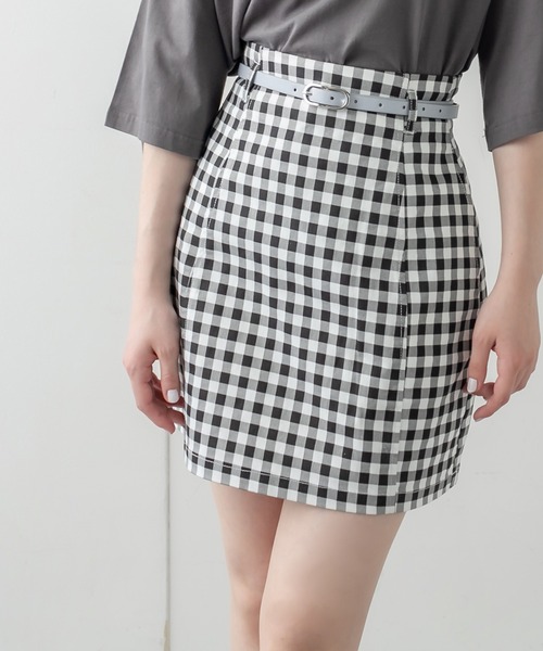 OLIVE des OLIVE（オリーブデオリーブ）の「Pureミニスカート（スカート・レディース・グリーン系その他/ライトグリーン/オフホワイト/ブラック系その他/スミクロ・FREE）」の16枚目の写真