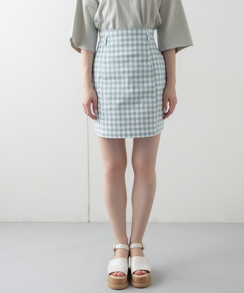 OLIVE des OLIVE（オリーブデオリーブ）の「Pureミニスカート（スカート・レディース・グリーン系その他/ライトグリーン/オフホワイト/ブラック系その他/スミクロ・FREE）」の8枚目の写真