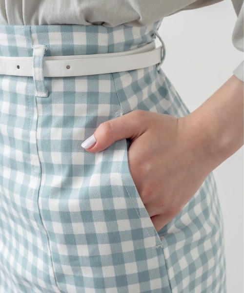 OLIVE des OLIVE（オリーブデオリーブ）の「Pureミニスカート（スカート・レディース・グリーン系その他/ライトグリーン/オフホワイト/ブラック系その他/スミクロ・FREE）」の15枚目の写真