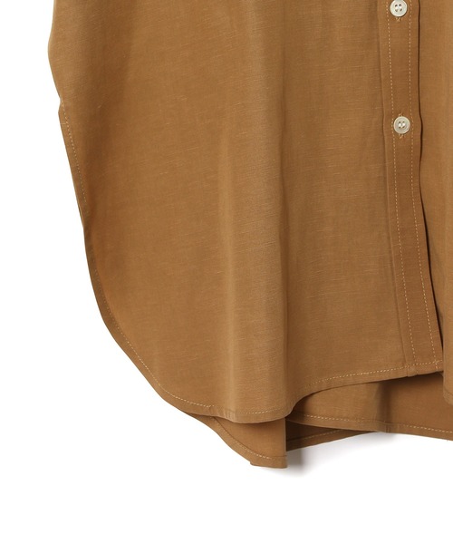 ADAM ET ROPE'（アダムエロペ）の「【アウトレット店舗・WEB限定】セルロースリネンフレンチシャツ（シャツ/ブラウス・レディース・ブラック/ピンク/ライトグリーン/キャメル/ピンク系その他・FREE）」の15枚目の写真