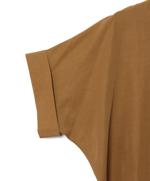 ADAM ET ROPE'（アダムエロペ）の「【アウトレット店舗・WEB限定】セルロースリネンフレンチシャツ（シャツ/ブラウス・レディース・ブラック/ピンク/ライトグリーン/キャメル/ピンク系その他・FREE）」の22枚目の写真