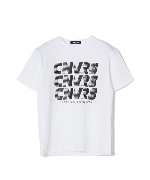 CONVERSE STARS(コンバーススターズ)の「プリントTシャツ(Tシャツ/カットソー・レディース・ブラック/ホワイト・FREE)」の1枚目の写真