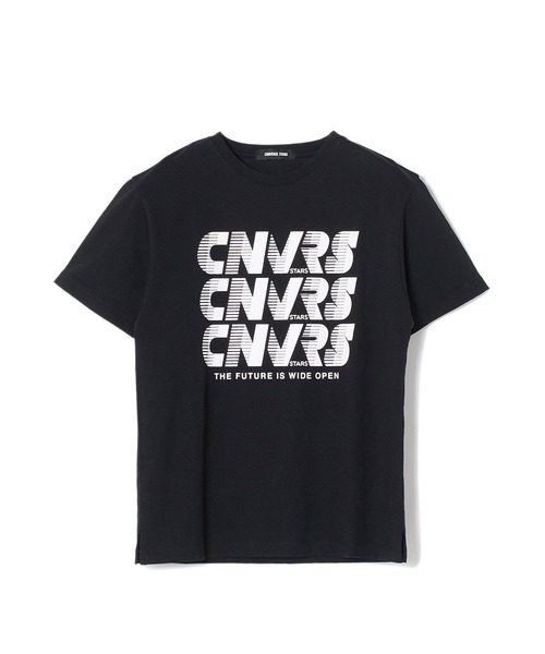 CONVERSE STARS(コンバーススターズ)の「プリントTシャツ(Tシャツ/カットソー・レディース・ブラック/ホワイト・FREE)」の2枚目の写真