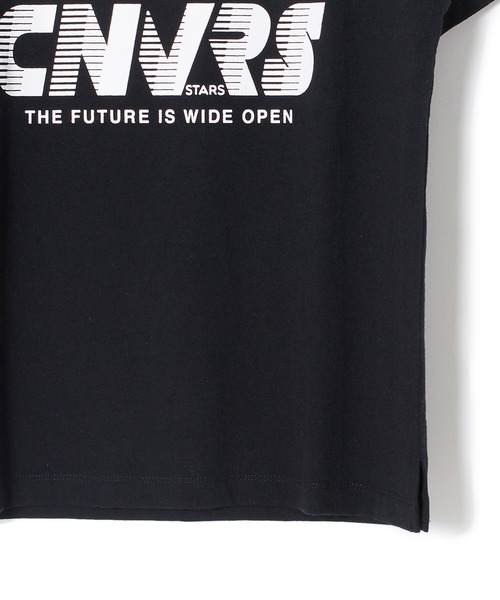 CONVERSE STARS(コンバーススターズ)の「プリントTシャツ(Tシャツ/カットソー・レディース・ブラック/ホワイト・FREE)」の9枚目の写真