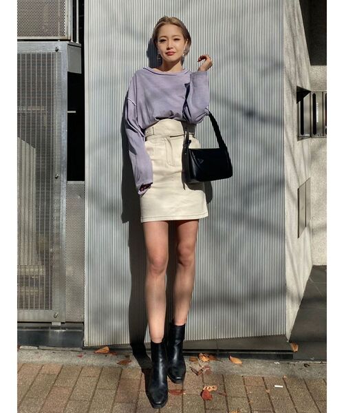 EMODA（エモダ）の「アシンメトリーショルダーバッグ（ショルダーバッグ・レディース・ブラック/ブラウン・FREE）」の20枚目の写真