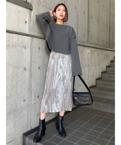 EMODA（エモダ）の「アシンメトリーショルダーバッグ（ショルダーバッグ・レディース・ブラック/ブラウン・FREE）」の18枚目の写真