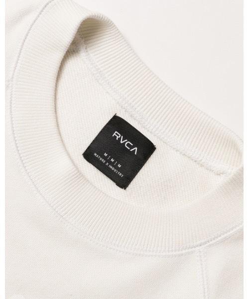 RVCA(ルーカ)の「RVCA レディース 【ALL TIME COLLECTION】 CREW NECK STITCH ST トレーナー【2021年夏モデル】/ルーカ半袖スウェットトレーナー(スウェット・レディース・オフホワイト/ブラック/レッド・X-SMALL/SMALL)」の10枚目の写真