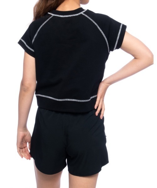 RVCA(ルーカ)の「RVCA レディース 【ALL TIME COLLECTION】 CREW NECK STITCH ST トレーナー【2021年夏モデル】/ルーカ半袖スウェットトレーナー(スウェット・レディース・オフホワイト/ブラック/レッド・X-SMALL/SMALL)」の4枚目の写真