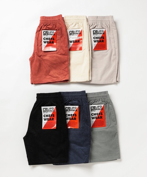 JOURNAL STANDARD relume（ジャーナルスタンダード　レリューム）の「CALIFORNIA シェフコールショートパンツ/ワンマイルウェア（その他パンツ・メンズ・ブラック/アイボリー/グレー/ブルー系その他/ライトグレー/ピンク・LARGE/SMALL/MEDIUM）」の8枚目の写真
