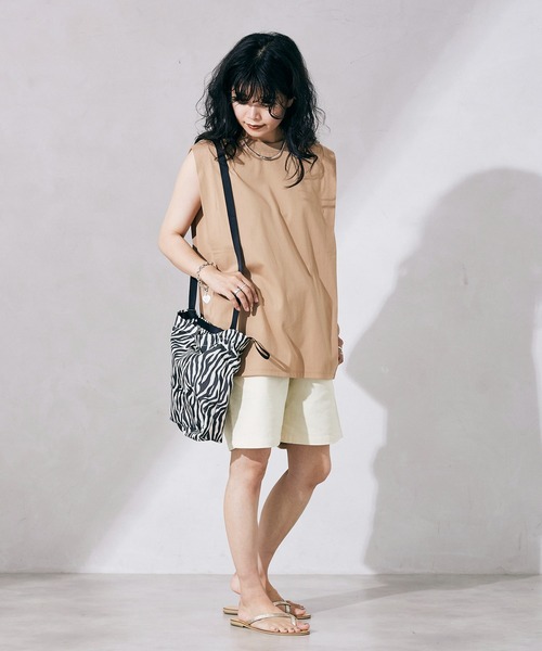 JOURNAL STANDARD relume（ジャーナルスタンダード　レリューム）の「CALIFORNIA シェフコールショートパンツ/ワンマイルウェア（その他パンツ・メンズ・ブラック/アイボリー/グレー/ブルー系その他/ライトグレー/ピンク・LARGE/SMALL/MEDIUM）」の18枚目の写真