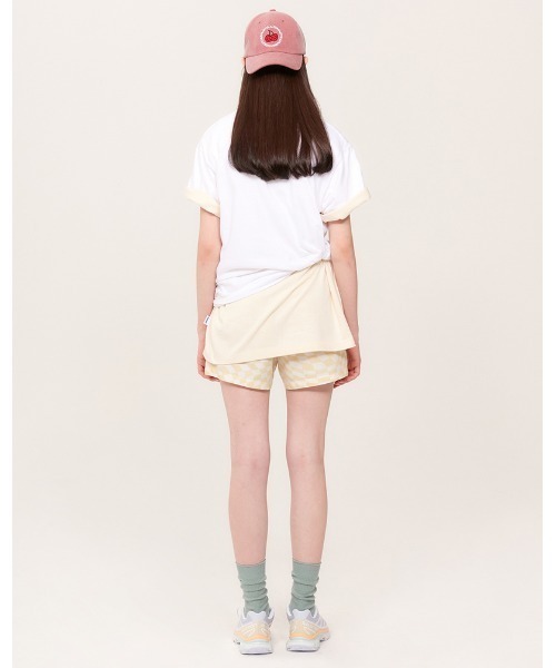 KIRSH(キルシー)の「『KIRSH/キルシー』BIG DOODLE CHERRY T-SHIRTS KH/ビッグチェリープリント半袖Tシャツ(Tシャツ/カットソー・レディース・ホワイト/ブラック/A・FREE)」の8枚目の写真