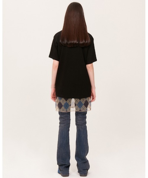 KIRSH(キルシー)の「『KIRSH/キルシー』BIG DOODLE CHERRY T-SHIRTS KH/ビッグチェリープリント半袖Tシャツ(Tシャツ/カットソー・レディース・ホワイト/ブラック/A・FREE)」の12枚目の写真