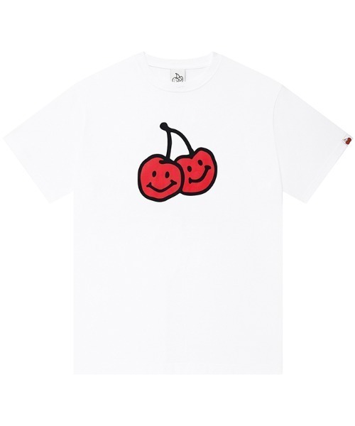 KIRSH(キルシー)の「『KIRSH/キルシー』BIG DOODLE CHERRY T-SHIRTS KH/ビッグチェリープリント半袖Tシャツ(Tシャツ/カットソー・レディース・ホワイト/ブラック/A・FREE)」の18枚目の写真