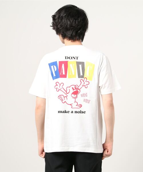 WEGO（ウィゴー）の「WEGO/キャラモチーフバックロゴプリント半袖Tシャツ（Tシャツ/カットソー・メンズ・スミクロ/オフホワイト・SMALL/MEDIUM/LARGE/X-LARGE）」の9枚目の写真