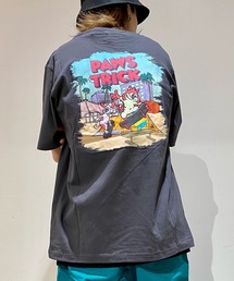 WEGO | WEGO/キャラモチーフバックロゴプリント半袖Tシャツ(Tシャツ/カットソー)