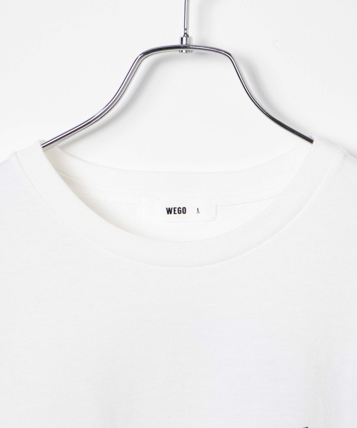 WEGO（ウィゴー）の「WEGO/キャラモチーフバックロゴプリント半袖Tシャツ（Tシャツ/カットソー・メンズ・スミクロ/オフホワイト・SMALL/MEDIUM/LARGE/X-LARGE）」の13枚目の写真
