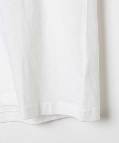 WEGO（ウィゴー）の「WEGO/キャラモチーフバックロゴプリント半袖Tシャツ（Tシャツ/カットソー・メンズ・スミクロ/オフホワイト・SMALL/MEDIUM/LARGE/X-LARGE）」の4枚目の写真