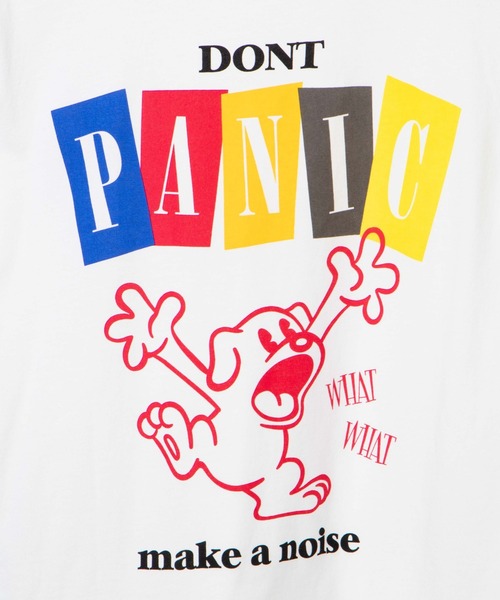 WEGO（ウィゴー）の「WEGO/キャラモチーフバックロゴプリント半袖Tシャツ（Tシャツ/カットソー・メンズ・スミクロ/オフホワイト・SMALL/MEDIUM/LARGE/X-LARGE）」の6枚目の写真