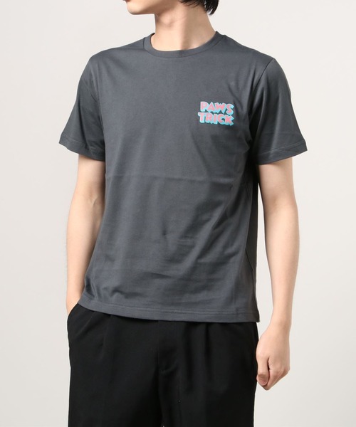 WEGO（ウィゴー）の「WEGO/キャラモチーフバックロゴプリント半袖Tシャツ（Tシャツ/カットソー・メンズ・スミクロ/オフホワイト・SMALL/MEDIUM/LARGE/X-LARGE）」の10枚目の写真