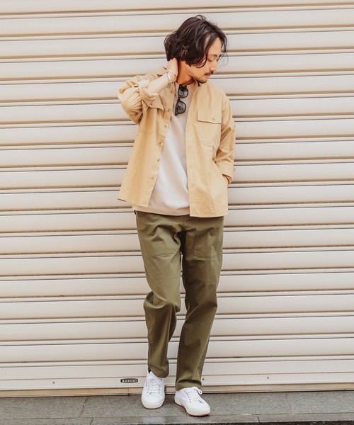 CIAOPANIC TYPY（チャオパニックティピー）の「ダブルポケットベーカーパンツ（その他パンツ・メンズ・オフホワイト/オリーブ/ブルー・MEDIUM/LARGE）」の4枚目の写真