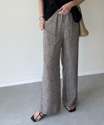 y/m by misato | ラインフラワーパンツ(その他パンツ)