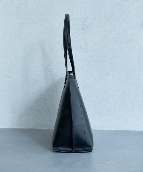 ROPE' PICNIC(ロペピクニック)の「【A4対応】軽量フロントポケット平カシメ3層トートバッグ(トートバッグ・レディース・ブラック/オフホワイト/ベージュ/シルバー/ブラウン系その他3・FREE)」の12枚目の写真