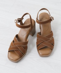 LE TALON | 7.5メッシュチャンキーヒールサンダル(サンダル)