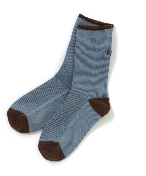 apres les cours(アプレレクール)の「BOY'S WEEKDAYソックス(ソックス/靴下・キッズ・チャコール/ラベンダー/サックスブルー/ネイビー/レンガ/オフホワイト/ベージュ・12/18/21/15 )」の1枚目の写真