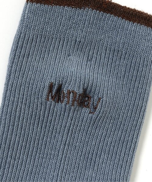 apres les cours(アプレレクール)の「BOY'S WEEKDAYソックス(ソックス/靴下・キッズ・チャコール/ラベンダー/サックスブルー/ネイビー/レンガ/オフホワイト/ベージュ・12/18/21/15 )」の8枚目の写真
