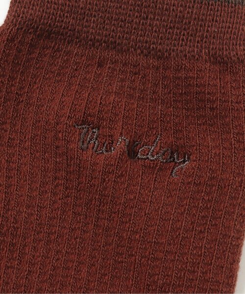 apres les cours(アプレレクール)の「BOY'S WEEKDAYソックス(ソックス/靴下・キッズ・チャコール/ラベンダー/サックスブルー/ネイビー/レンガ/オフホワイト/ベージュ・12/18/21/15 )」の15枚目の写真