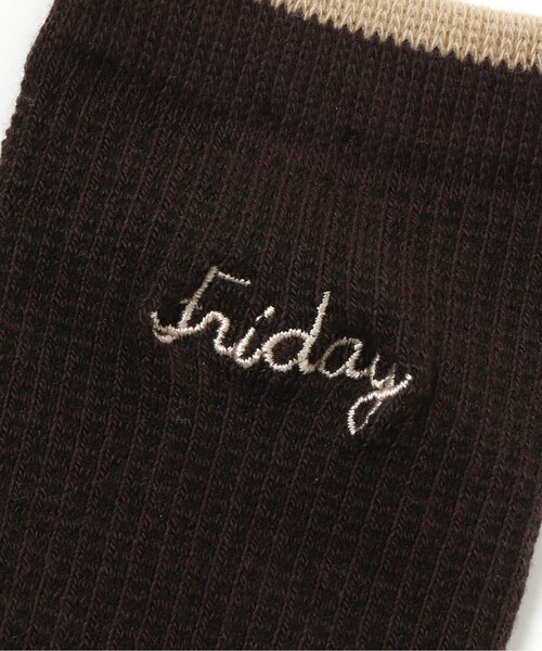 apres les cours(アプレレクール)の「BOY'S WEEKDAYソックス(ソックス/靴下・キッズ・チャコール/ラベンダー/サックスブルー/ネイビー/レンガ/オフホワイト/ベージュ・12/18/21/15 )」の11枚目の写真