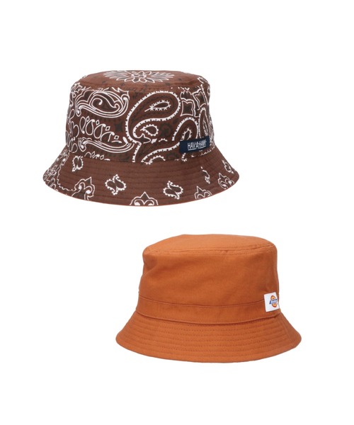 Dickies(ディッキーズ)の「【DICKIES/ディッキーズ】ハバハンクバンダナハット(ハット・レディース・ブラック/ベージュ/ブラウン・FREE)」の3枚目の写真