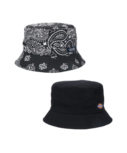 Dickies(ディッキーズ)の「【DICKIES/ディッキーズ】ハバハンクバンダナハット(ハット・レディース・ブラック/ベージュ/ブラウン・FREE)」の2枚目の写真