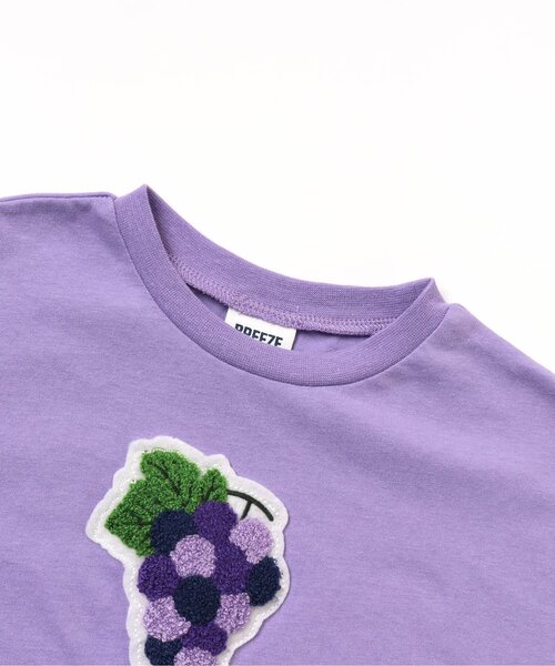 BREEZE（ブリーズ）の「/フルーツサガラワッペンTシャツ（Tシャツ/カットソー・キッズ・ライム/レインボー/レッド/パープル/オフホワイト/クリーム/ピンク/オレンジ/ミント/イエロー・140/80/110/100/130/120/90）」の16枚目の写真