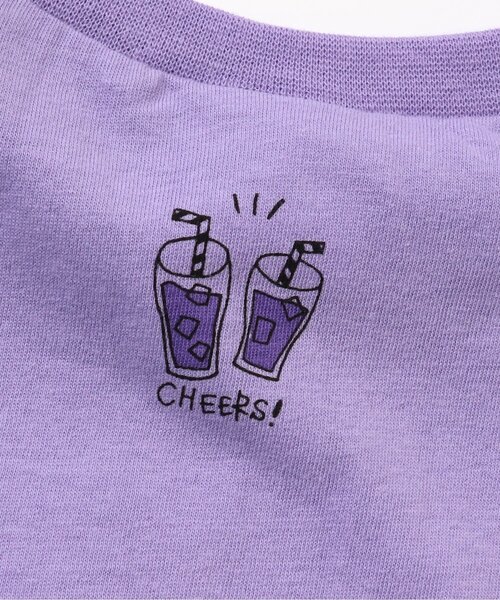 BREEZE（ブリーズ）の「/フルーツサガラワッペンTシャツ（Tシャツ/カットソー・キッズ・ライム/レインボー/レッド/パープル/オフホワイト/クリーム/ピンク/オレンジ/ミント/イエロー・140/80/110/100/130/120/90）」の17枚目の写真