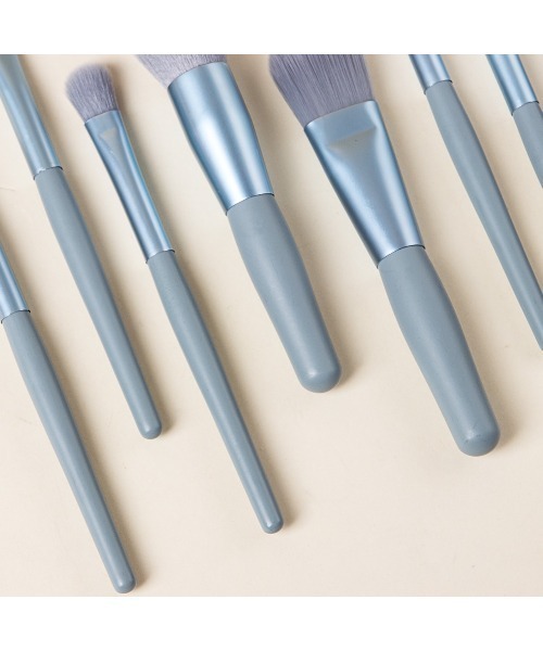 セール】ポーチ付きカラーメイクブラシ【8本】（メイクブラシ）｜LAC