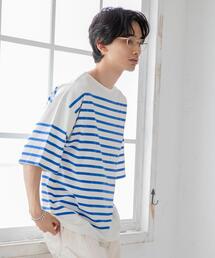 coen | ナバルボーダーTシャツ(Tシャツ/カットソー)