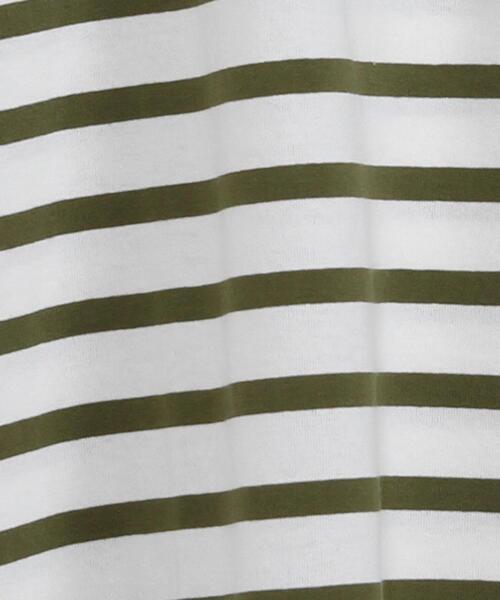 coen（コーエン）の「ナバルボーダーTシャツ（Tシャツ/カットソー・メンズ・オリーブ/コバルトブルー・MEDIUM/X-LARGE/SMALL/LARGE）」の4枚目の写真