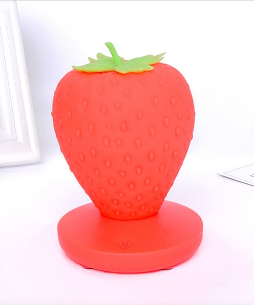 aimoha(アイモハ)の「いちごのミニ卓上ライト(照明・レディース・ホワイト/レッド/ピンク・FREE)」の9枚目の写真